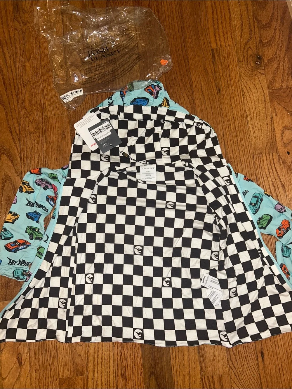 Posh Peanut Hotwheels Retro Reversible Hooded Zip Jacket-5/6